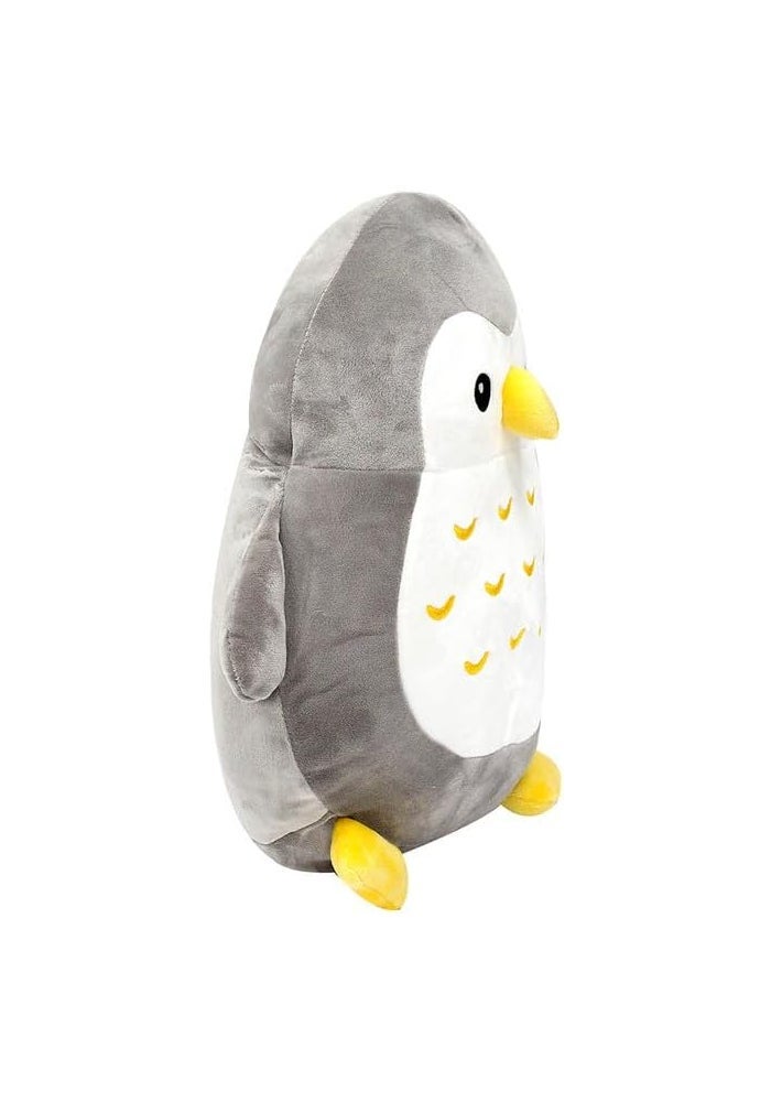 Daiso وسادة عناق دايسو إنج - بومة رمادية بيضاء - Image 2
